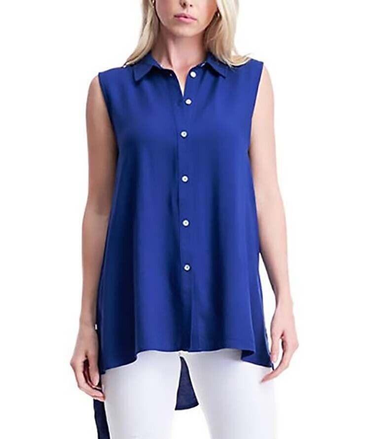 Fever Ladies' Sleeveless Blouse (Blue, XS)